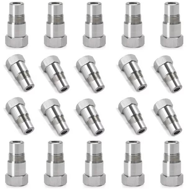 Cilifer® Extension Filter Oxygen O2 Sensor Connector Extender Spacer Internal Thread M18*1.5 Stainless Steel Adapter Auto Parts