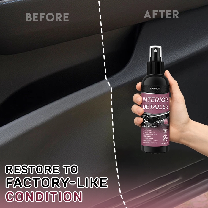 Luhaka® Car Interior Detailer and Protectant 🌟01🌟Ultimate Protection for Vinyl. Rubber. and Plastic Surfaces