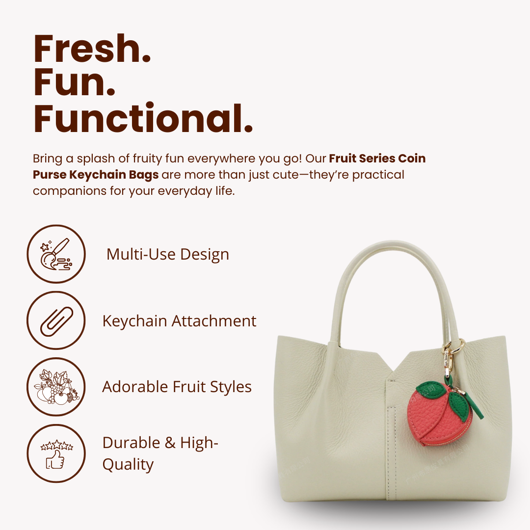 Oneswear® Fruit Series Coin Purse Keychain Bags 🍓02