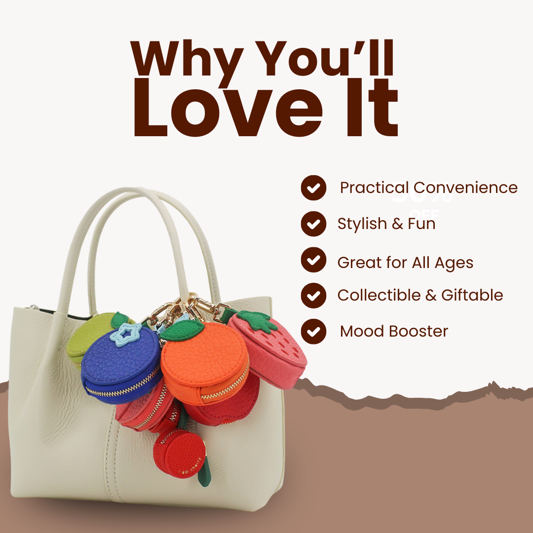 Oneswear® Fruit Series Coin Purse Keychain Bags 🍓02