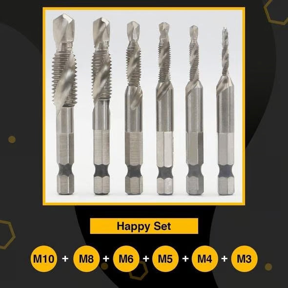 Cilifer® Thread Tap Drill Bits 6Pcs Set