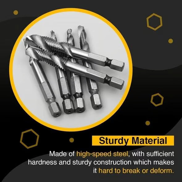 Cilifer® Thread Tap Drill Bits 6Pcs Set