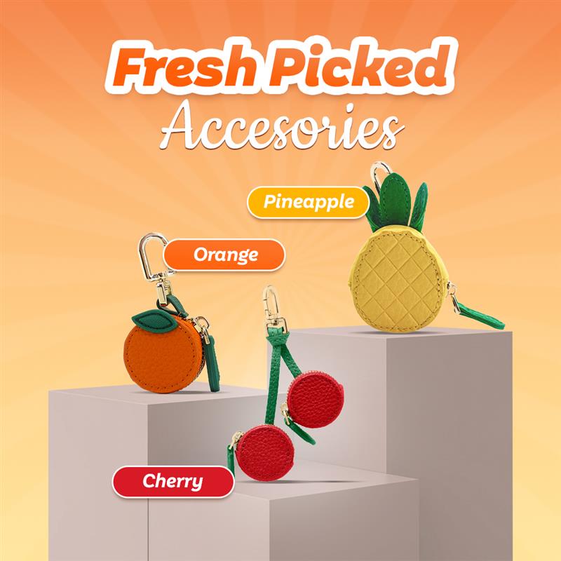 Oneswear® Fruit Series Coin Purse Keychain Bags 🍓02