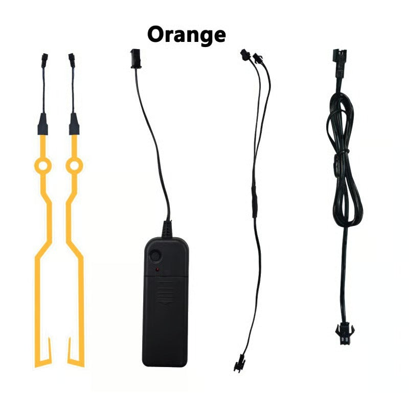 Billhol® Motorcycle DIY Helmet LED Reflective Strips