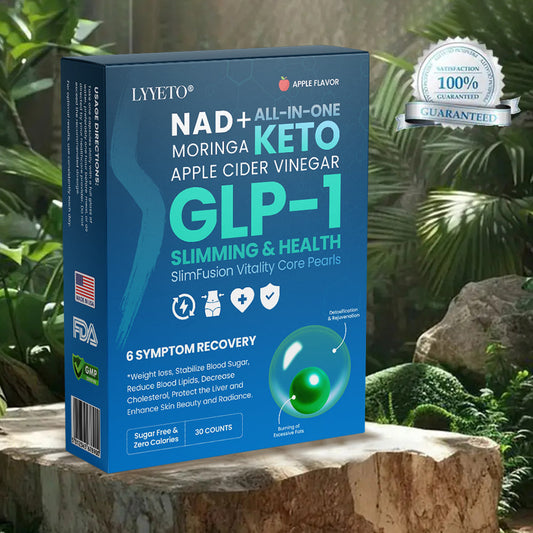 Lyyeto® GLP-1 Slimming & Health SlimFusion Vitality Core Pearls - NAD+ Moringa & ACV 1