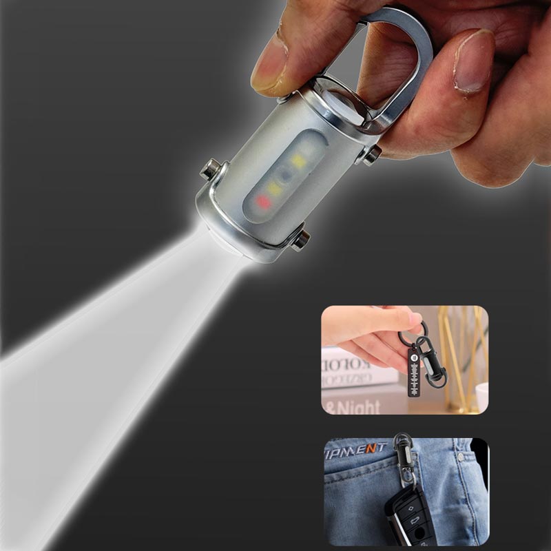 š„Hot Saleš„BillholĀ® 1200LM Super Bright Mini Keychain Flashlight Waterproof 3