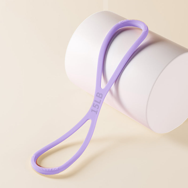 CZTICLE® 8-Shaped Silicone Resistance Band with Massage Grip