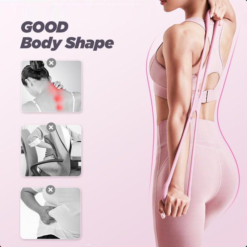 CZTICLE® 8-Shaped Silicone Resistance Band with Massage Grip