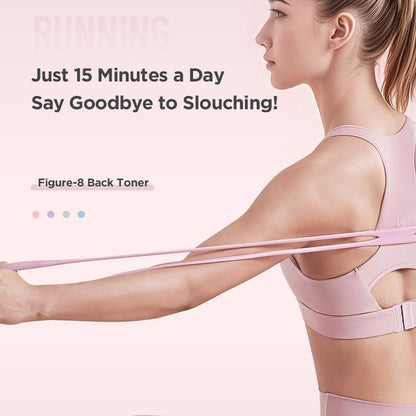 CZTICLE® 8-Shaped Silicone Resistance Band with Massage Grip