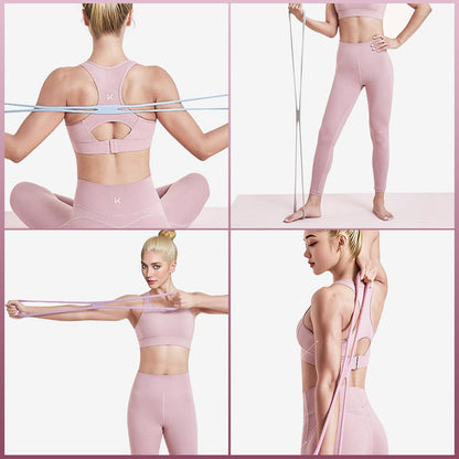 CZTICLE® 8-Shaped Silicone Resistance Band with Massage Grip