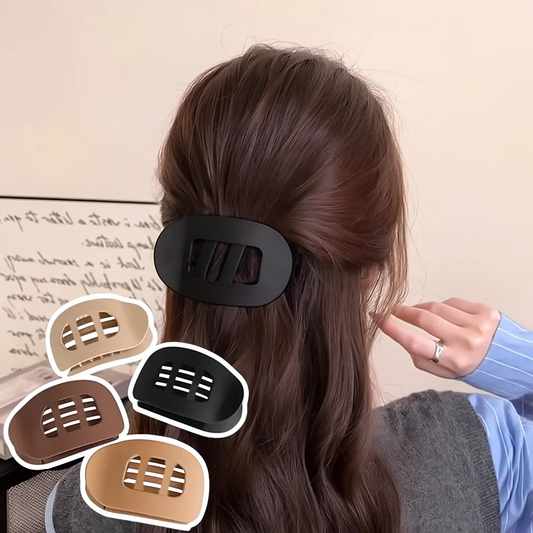 [SUMMER SALE] CZTICLE® 4/6pcs Oval Acrylic Hair Clips Set for Women 🌟00