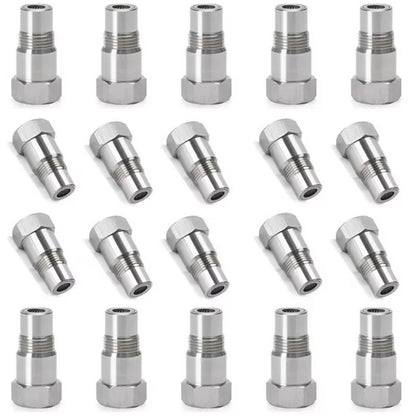 Cilifer® Extension Filter Oxygen O2 Sensor Connector Extender Spacer Internal Thread M18*1.5 Stainless Steel Adapter Auto Parts