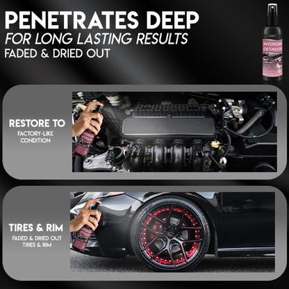 Luhaka® Car Interior Detailer and Protectant 🌟01🌟Ultimate Protection for Vinyl. Rubber. and Plastic Surfaces