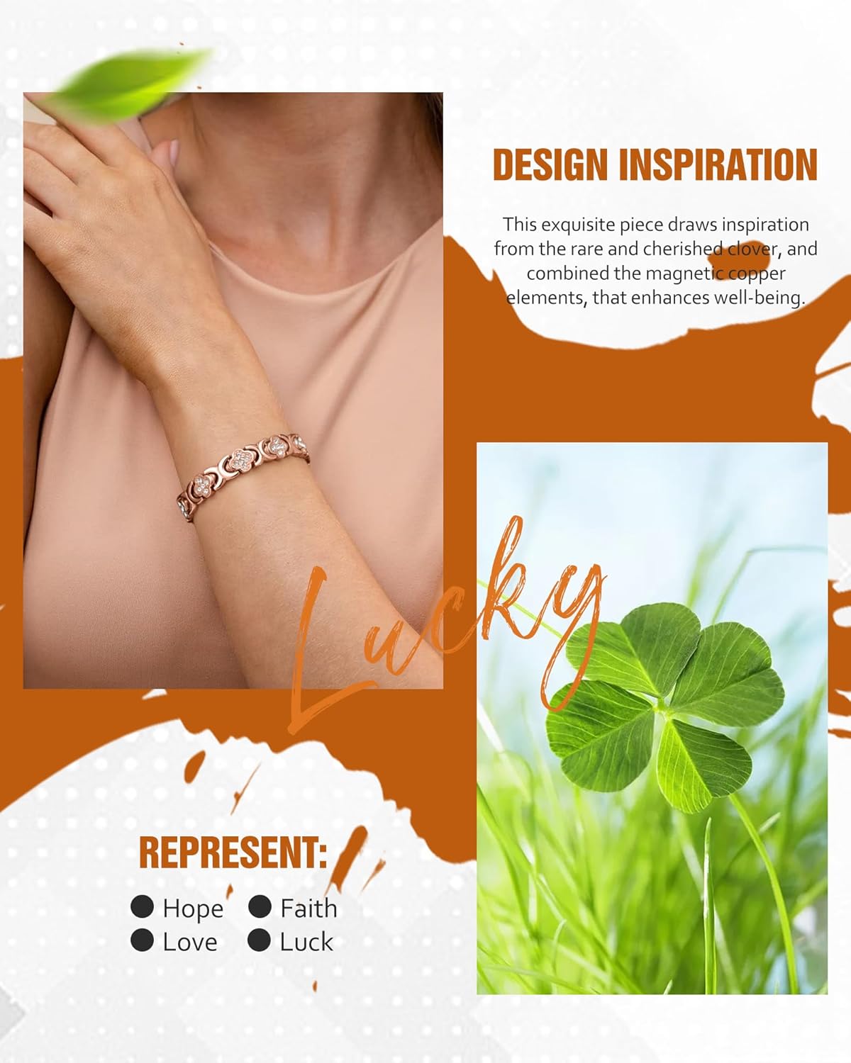 CZTICLE® Copper Bracelets for Women. Pure Copper Magnetic Bracelet with 3500 Gauss Effective Magnets