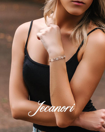 CZTICLE® Copper Bracelets for Women. Pure Copper Magnetic Bracelet with 3500 Gauss Effective Magnets