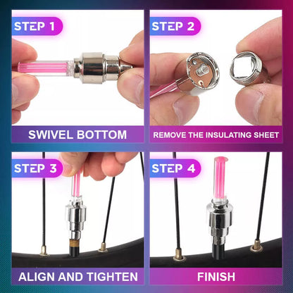 Billhol® Premium LED Wheel Lights (Set of 2)