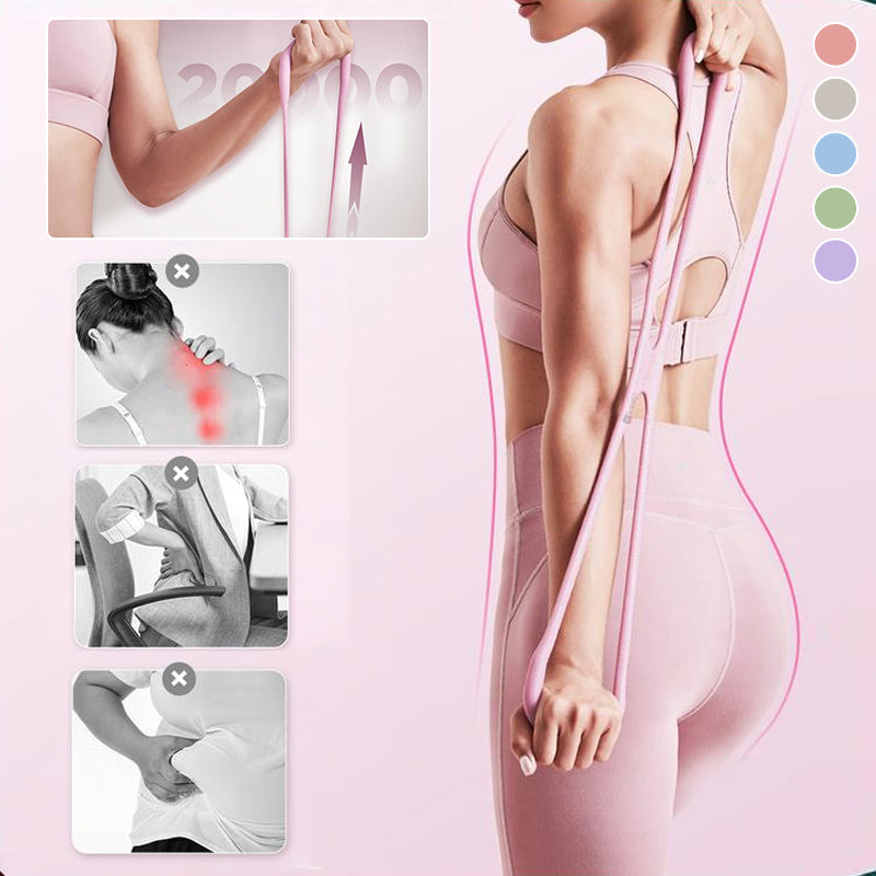 CZTICLE® 8-Shaped Silicone Resistance Band with Massage Grip
