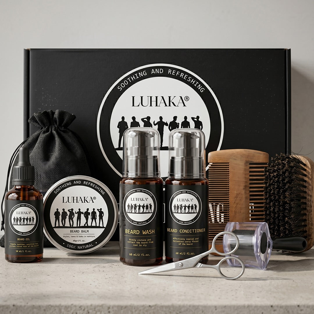 Luhaka® Beard Growth Set of 6 🏆Package Includes →