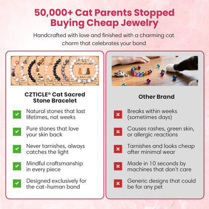 CZTICLE® Cat Sacred Stone Bracelet