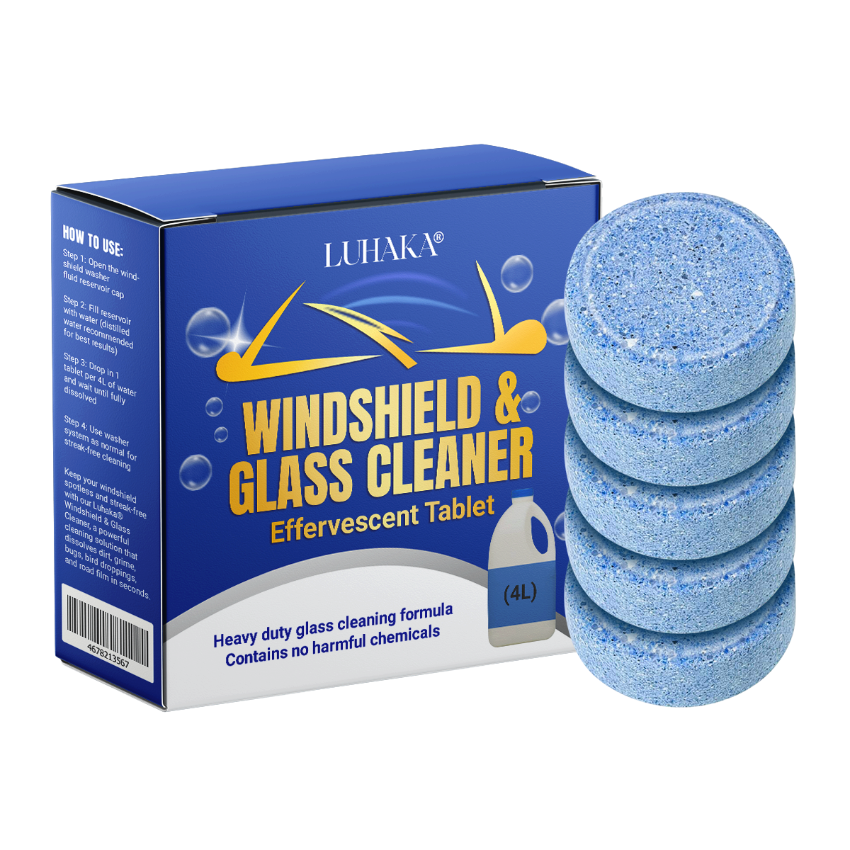 Luhaka® Windshield & Glass Cleaner