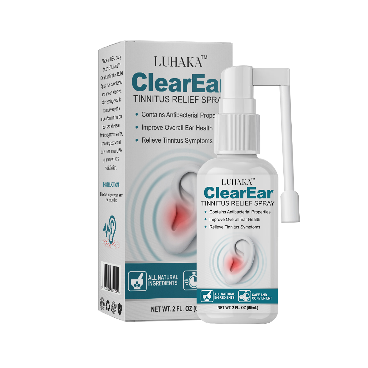 🔥Christmas Offer🔥 Luhaka™ ClearEar Tinnitus Relief Spray