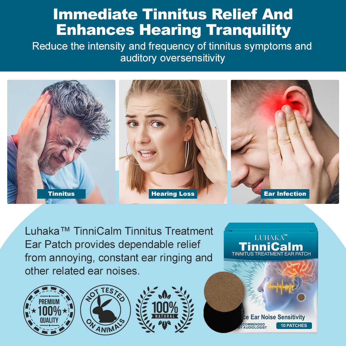 🔥Luhaka™ TinniCalm Tinnitus Treatment Ear Patch